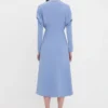 Dolman midi dress in bluebell Dolman midi dress in bluebell
