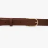 Dorian b finite belt in dark tan soft leather Dorian b finite belt in dark tan soft leather