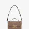 Dorian bag in dove grey leather Dorian bag in dove grey leather