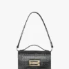 Dorian bag in embossed black leather Dorian bag in embossed black leather