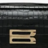 Dorian bag in embossed black leather Dorian bag in embossed black leather