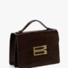 Dorian bag in embossed dark brown leather Dorian bag in embossed dark brown leather
