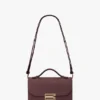 Dorian bag small in burgundy leather Dorian bag small in burgundy leather