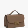 Dorian bag small in dove grey leather Dorian bag small in dove grey leather