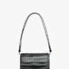 Dorian bag small in embossed black leather Dorian bag small in embossed black leather