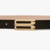 Dorian belt in black glossed leather Dorian belt in black glossed leather