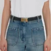 Dorian belt in black leather Dorian belt in black leather