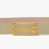 Dorian belt in ivory grained leather Dorian belt in ivory grained leather