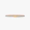 Dorian belt in magnesium shiny leather Dorian belt in magnesium shiny leather