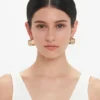 Dorian hoop earrings in gold Dorian hoop earrings in gold