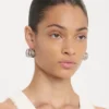 Dorian hoop earrings in silver Dorian hoop earrings in silver
