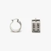 Dorian hoop earrings in silver Dorian hoop earrings in silver
