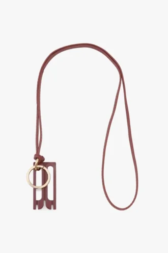 Dorian keyring in brick red Dorian keyring in brick red