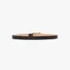 Dorian pin buckle belt in black smooth leather Dorian pin buckle belt in black smooth leather