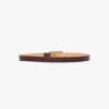 Dorian pin buckle belt in burgundy smooth leather Dorian pin buckle belt in burgundy smooth leather