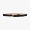 Dorian pin buckle belt in navy suede Dorian pin buckle belt in navy suede