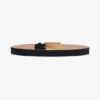 Dorian pin buckle belt in navy suede Dorian pin buckle belt in navy suede