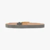 Dorian pin buckle belt in pebble grey suede Dorian pin buckle belt in pebble grey suede