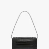 Dorian pochette in embossed black leather Dorian pochette in embossed black leather