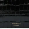 Dorian pochette in embossed black leather Dorian pochette in embossed black leather