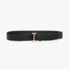 Dorian tuxedo belt in black soft leather Dorian tuxedo belt in black soft leather