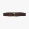 Dorian tuxedo belt in burgundy soft leather Dorian tuxedo belt in burgundy soft leather