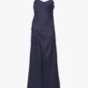 Draped cami gown in eclipse Draped cami gown in eclipse