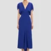 Edith midi dress in bright indigo Edith midi dress in bright indigo