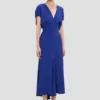 Edith midi dress in bright indigo Edith midi dress in bright indigo