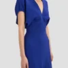 Edith midi dress in bright indigo Edith midi dress in bright indigo