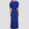 Edith midi dress in bright indigo Edith midi dress in bright indigo