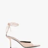 Eliza stiletto sandal 75 in pale rose leather Eliza stiletto sandal 75 in pale rose leather