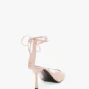 Eliza stiletto sandal 75 in pale rose leather Eliza stiletto sandal 75 in pale rose leather