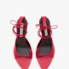 Eliza stiletto sandal 75 in red leather Eliza stiletto sandal 75 in red leather