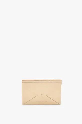 Envelope card holder in gold Envelope card holder in gold