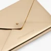 Envelope card holder in gold Envelope card holder in gold