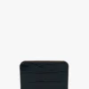 Envelope card holder in midnight blue croc embossed leather Envelope card holder in midnight blue croc embossed leather