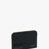 Envelope card holder in midnight blue croc embossed leather Envelope card holder in midnight blue croc embossed leather