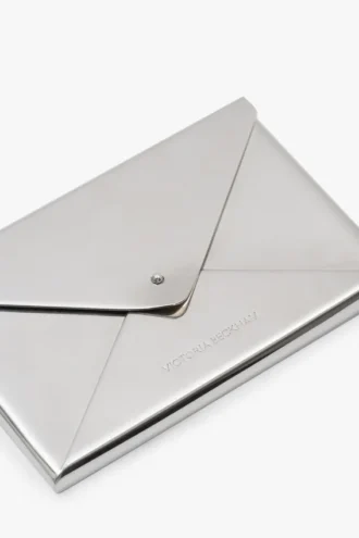Envelope card holder in silver Envelope card holder in silver