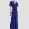 Eve midi dress in bright indigo Eve midi dress in bright indigo