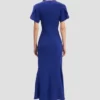 Eve midi dress in bright indigo Eve midi dress in bright indigo