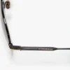 Fine metal pilot sunglasses in gold black Fine metal pilot sunglasses in gold black