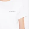 Fitted shrunken logo t-shirt in white Fitted shrunken logo t-shirt in white