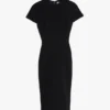 Fitted t-shirt dress in black Fitted t-shirt dress in black