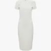 Fitted t-shirt dress in ivory Fitted t-shirt dress in ivory