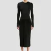 Frances midi dress in black Frances midi dress in black