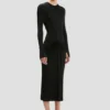 Frances midi dress in black Frances midi dress in black