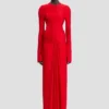 Frances midi dress in cardinal red Frances midi dress in cardinal red