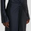 Frances midi dress in navy Frances midi dress in navy