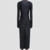 Frances midi dress in navy Frances midi dress in navy
